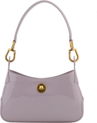 Pourchet &Eacute;clat Schoudertas - Dames - Schoudertassen - Paars - ONE Size - Leer - Tassen
