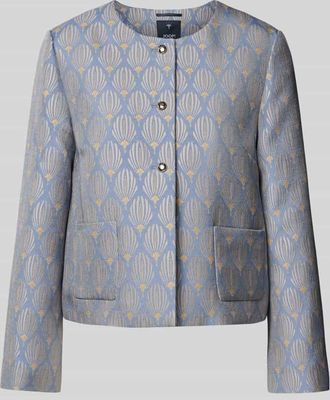 Joop Regular Fit Blazer mit Rundhalsausschnitt Modell JOLLY in Blau, Größe 34