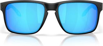 Oakley 61mm Rectangular Sunglasses in Matte Black at Nordstrom