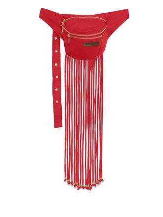 Amap&ocirc; fringed belt bag - Red