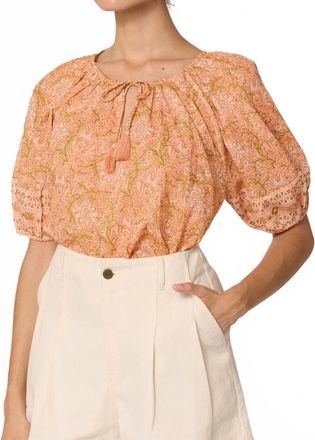 Cleobella Johana Blouse In Cecil Blush