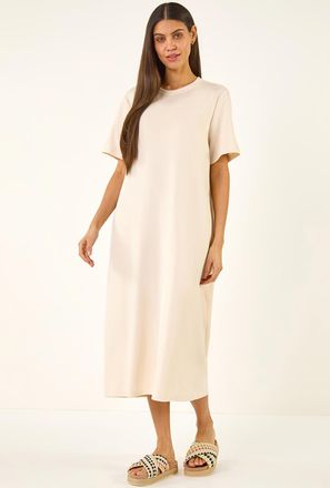 Roman Jersey Stretch Midi Dress