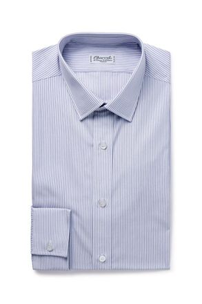 Charvet Striped Cotton-Poplin Shirt