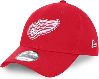 New Era Detroit Red Wings NHL Injection Red 9Forty Adjustable Snapback Cap