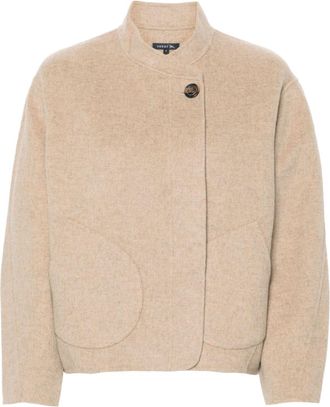SOEUR Windsor jacket - women - Nylon/Wool - 2 - Neutrals