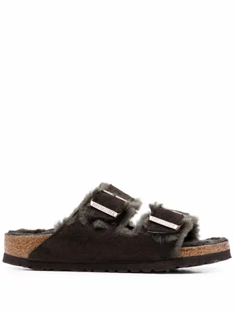 Birkenstock Arizona Shearling-sandalen