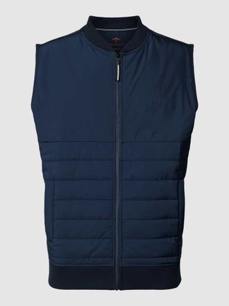 Fynch-Hatton Fynch-Hatton Steppweste mit Stehkragen in Marine, Gr&ouml;&szlig;e 3XL