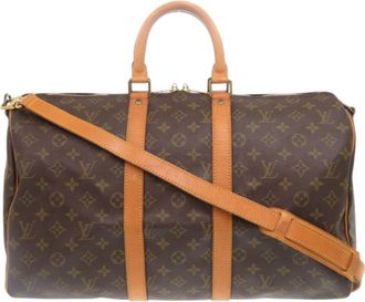 Louis Vuitton Brown Monogram Monogram Boston Bag (Pre-Owned)