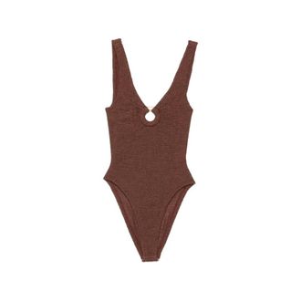 Hunza G One-piece, female, Brown, Size: ONE SIZE Hunza Sea clothing
