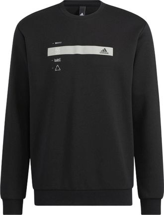 adidas Classic Gfx Crew Sweatshirt Black HN9019