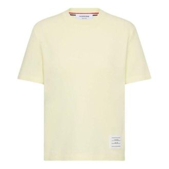 Thom Browne (WMNS) THOM BROWNE Short Sleeve T-Shirt Yellow FJS207A-00050-740