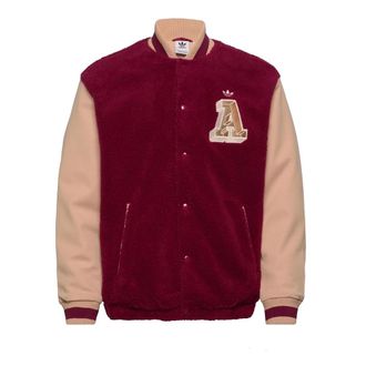 adidas College Varsity Jack Burgundy - Heren - Outdoorjassen - Veelkleurig - L - Fitness