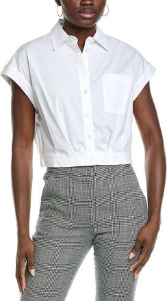 Kenneth Cole Cropped Short Sleeve Shirt