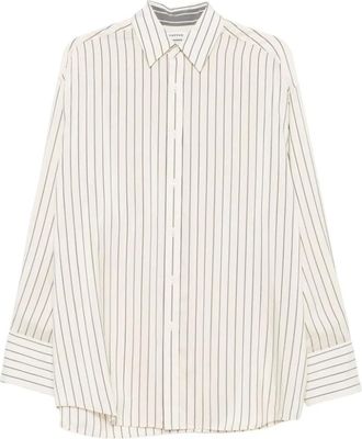 Carven Dames, Blouses & Shirts, Grijs, Maat: 2XS Zijde