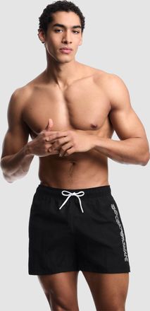 Emporio Armani Mens Swim Shorts in Black Nylon - Size X-Large