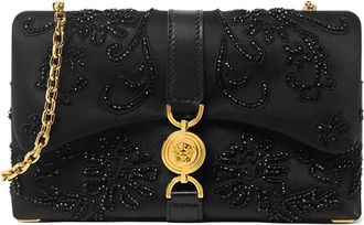 Versace Kleio Medusa kleine crossbodytas - Zwart