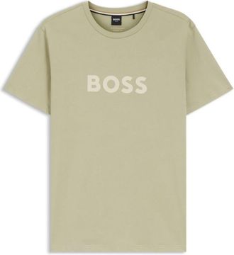 BOSS Cotton jersey T-shirt with logo print