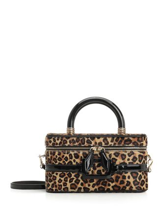 Roger Vivier Belle Vivier Leopard-Print Buckle Tote Bag Handbags Animalier-Donna