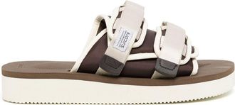 Suicoke MOTO-PO touch-strap sandals - unisex - Nylon/Rubber - 4.5 - Brown