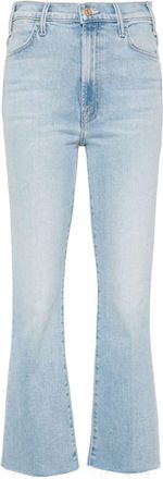 Mother The Mid Rise Dazzler Ankle jeans - women - Cotton/Spandex/Elastane/Polyester - 29 - Blue
