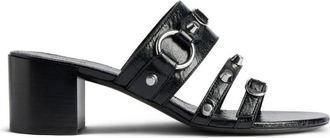 Balenciaga City Arena Lambskin Sandals, Brand Size 37 ( US Size 7 )