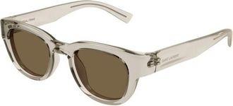 Saint Laurent SL 675 004 Zonnebril - unisex - Accessoires - Beige - Maat: 46 MM