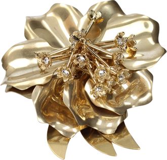 Miu Miu Gold Metal Womens Broch