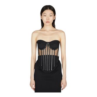 Dolce & Gabbana Dames, Tops, Zwart, Maat: M Zijde
