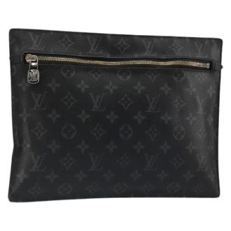 Louis Vuitton Pre-owned Monogram Eclipse Pouch - - Pre-owned - Donna - Nero - ONE SIZE