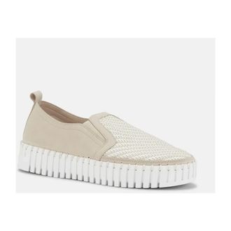 Ilse Jacobsen Schoenen, Dames, Beige, 39 EU, Su&egrave;de, Tulip Slip-On