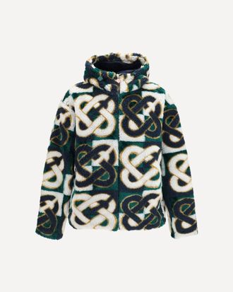 Casablanca Monogram fleece Hooded Jacket Male M