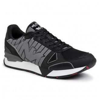 Emporio Armani Schoenen - Heren - Sneakers - Grijs - 41 1/2 EU - Polyester - Schoenen