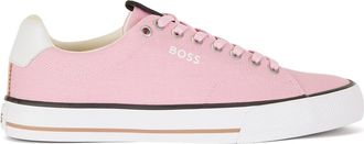 HUGO BOSS Mens Boss Aiden Tennis Trainers in Red