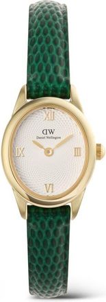 Daniel Wellington Ophelia Mini Leather Strap Watch, 22mm x 25.5mm in Gold-Tone at Nordstrom