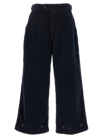 Cellar Door Blue Cotton Casual Womens Pants