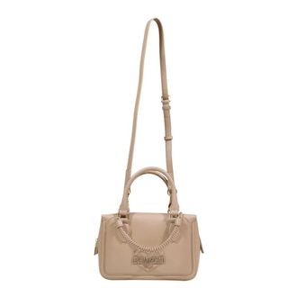 Love Moschino Handbags, female, Beige, Size: ONE SIZE Medium Handbag