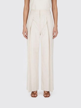 Ermanno Scervino Pantaloni palazzo Ermanno Firenze in misto cotone con strass