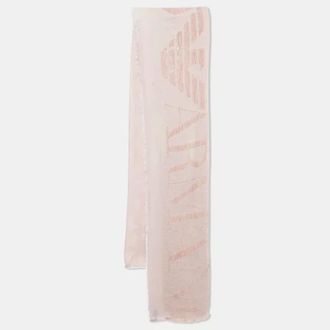 Armani Sciarpa in tessuto Pre-owned - - Pre-owned - Donna - Rosa - ONE SIZE