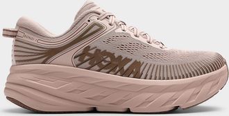 Hoka One One Womens Taupe Bondi 7 sneakers Women