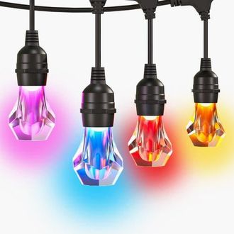 Nanoleaf Matter Smart Multicolor Outdoor String Lights Smarter Kit 98ft at Nordstrom