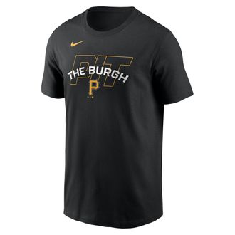 Nike Pittsburgh Pirates Fashion Nike Mens MLB T-Shirt in Black | N19900APTB-19Z
