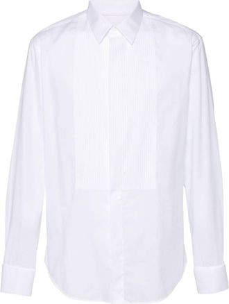 Giorgio Armani pleated shirt - men - Cotton - 40 - White