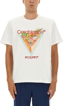 Casablanca Logo Print T-shirt