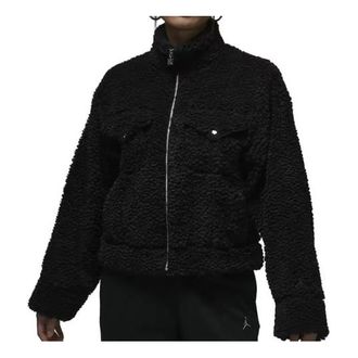Nike Jordan (WMNS) Air Jordan Teddy Jacket Black FD7169-010