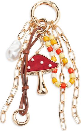 Chelsea28 Mushroom Bag Charm in Red Multi- Gold at Nordstrom