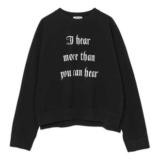 Undercover Sweatshirt met print - Heren - Sweatshirts & Hoodies - Zwart - Maat: L Katoen