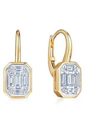 Kwiat Sunburst Diamond Drop Earrings in Yellow Gold at Nordstrom