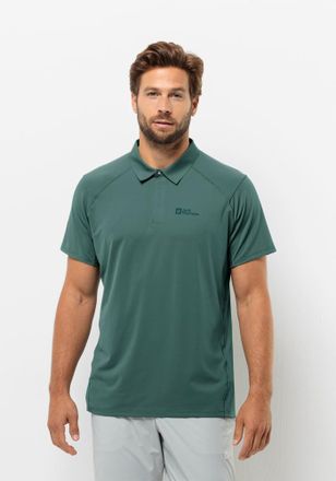 Jack Wolfskin Poloshirt JACK WOLFSKIN PRELIGHT CHILL POLO M, Herren, Gr. S (48), gr&uuml;n (jade, gr&uuml;n), 1. OBERSTOFF: 87% POLYESTER, 13% ELASTHAN; Futter: 100% POLYESTE