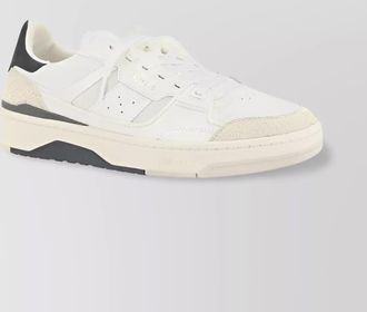Axel Arigato clay leather contrast suede sneakers