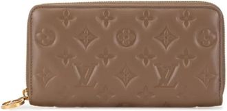 Louis Vuitton Tweedehands leren portemonnees - Dames - Vintage Accessoires - Bruin - ONE Size - Vintage